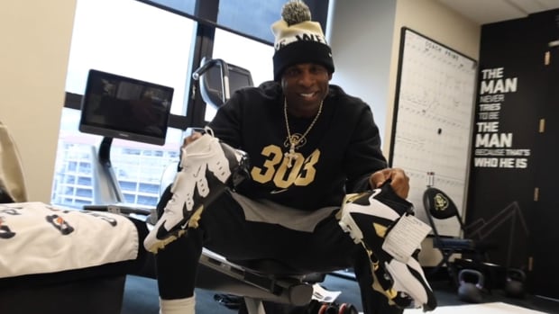 Deion Sanders with Diamond Turf 3s